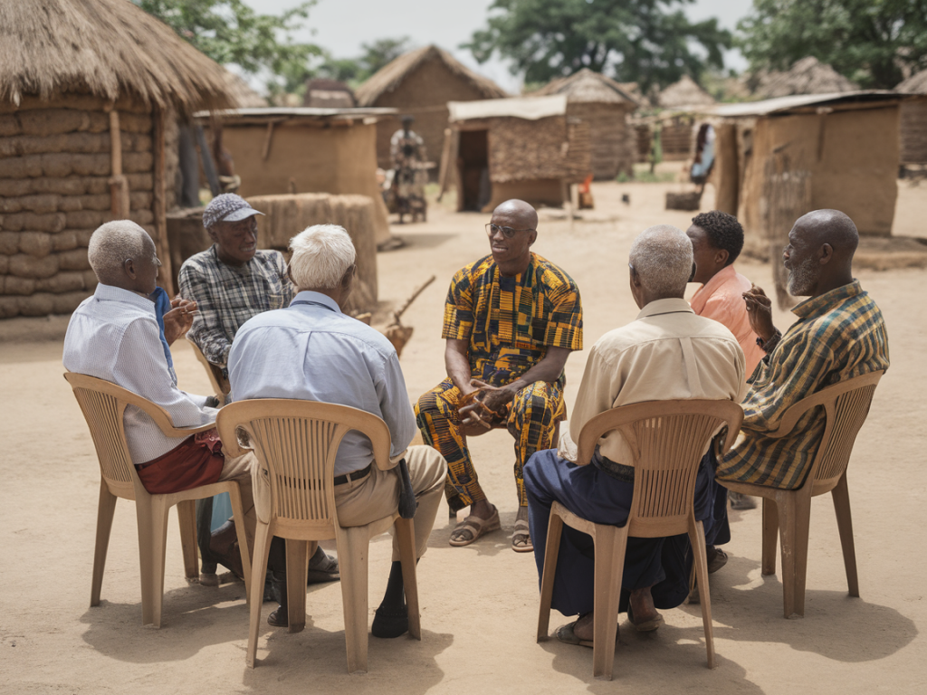 Wie verhandle ich ein community-first-lizenzmodell für feldaufnahmen mit ältesten in ghana